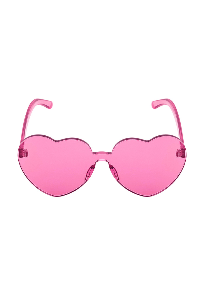 Herz-Sonnenbrille – rosa  Bild5